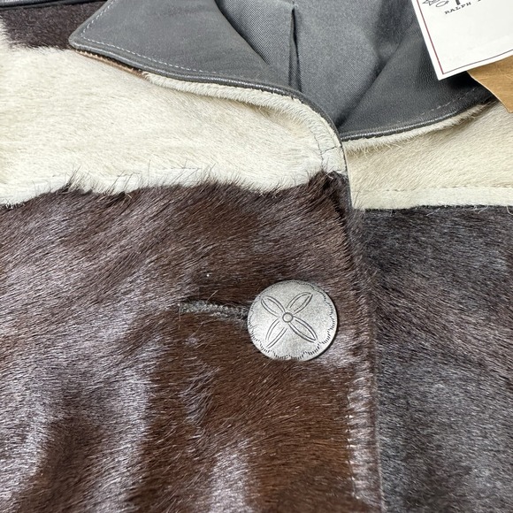 RRL Ralph Lauren Cowhide Women's Metal Button Fringe Western Jacket Size 2 NWT - Picture 10 of 10